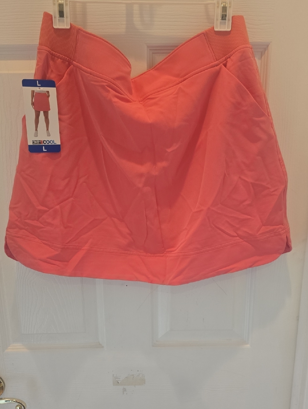 32 Degrees Women's Coral Pink Athletic Skort